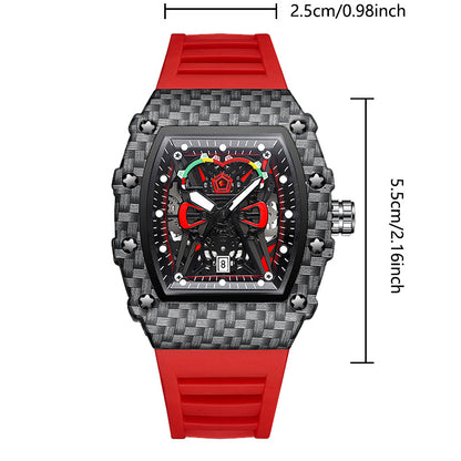 New concept watch men's student trend waterproof luminous men's watch personality quartz watch