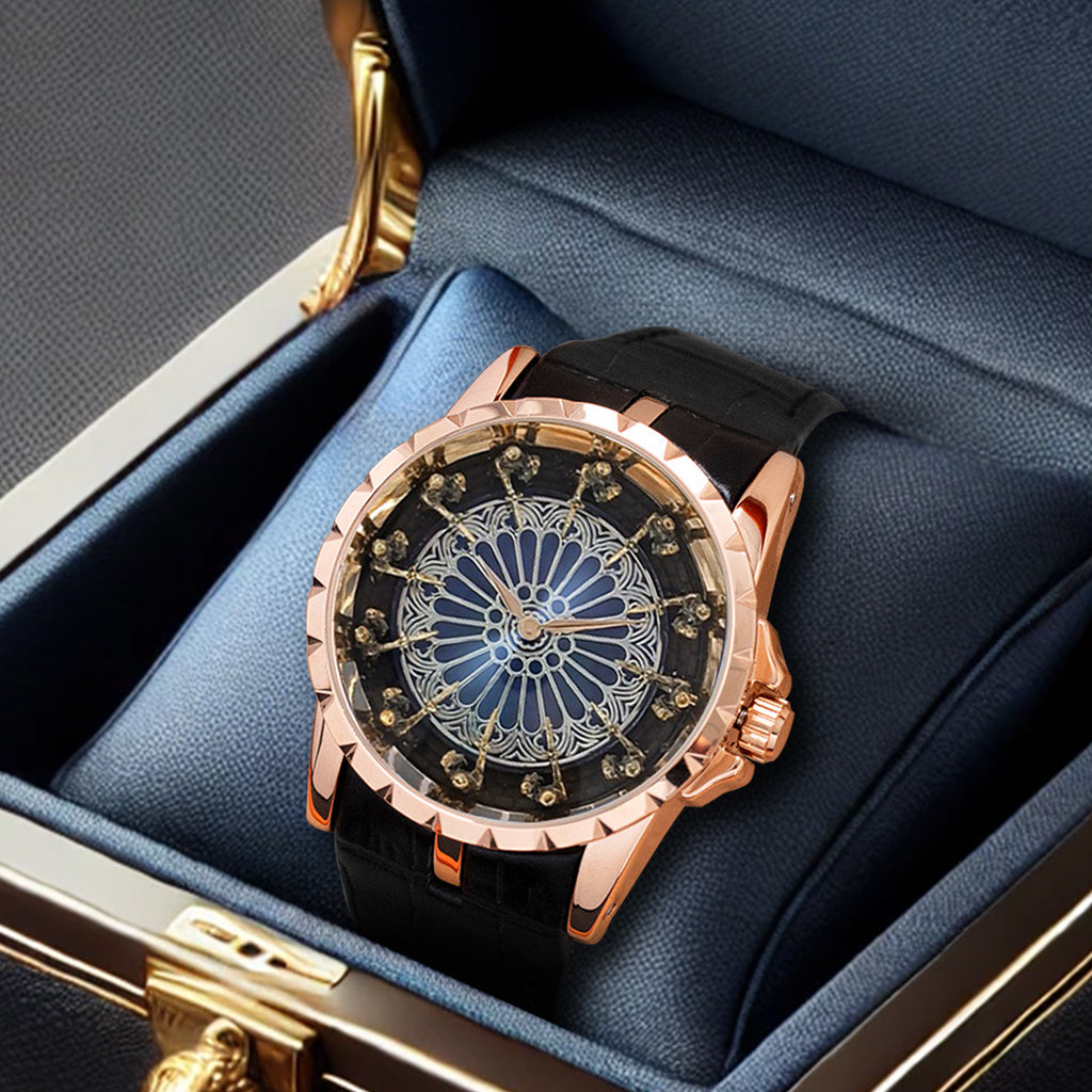 Genuine Twelve Knights of the Round Table Watch Waterproof Cool Quartz Watch Men's Large Dial Watch