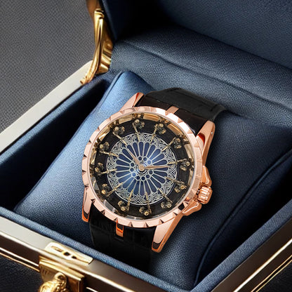 Genuine Twelve Knights of the Round Table Watch Waterproof Cool Quartz Watch Men's Large Dial Watch