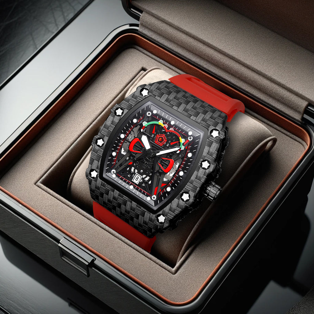 New concept watch men's student trend waterproof luminous men's watch personality quartz watch