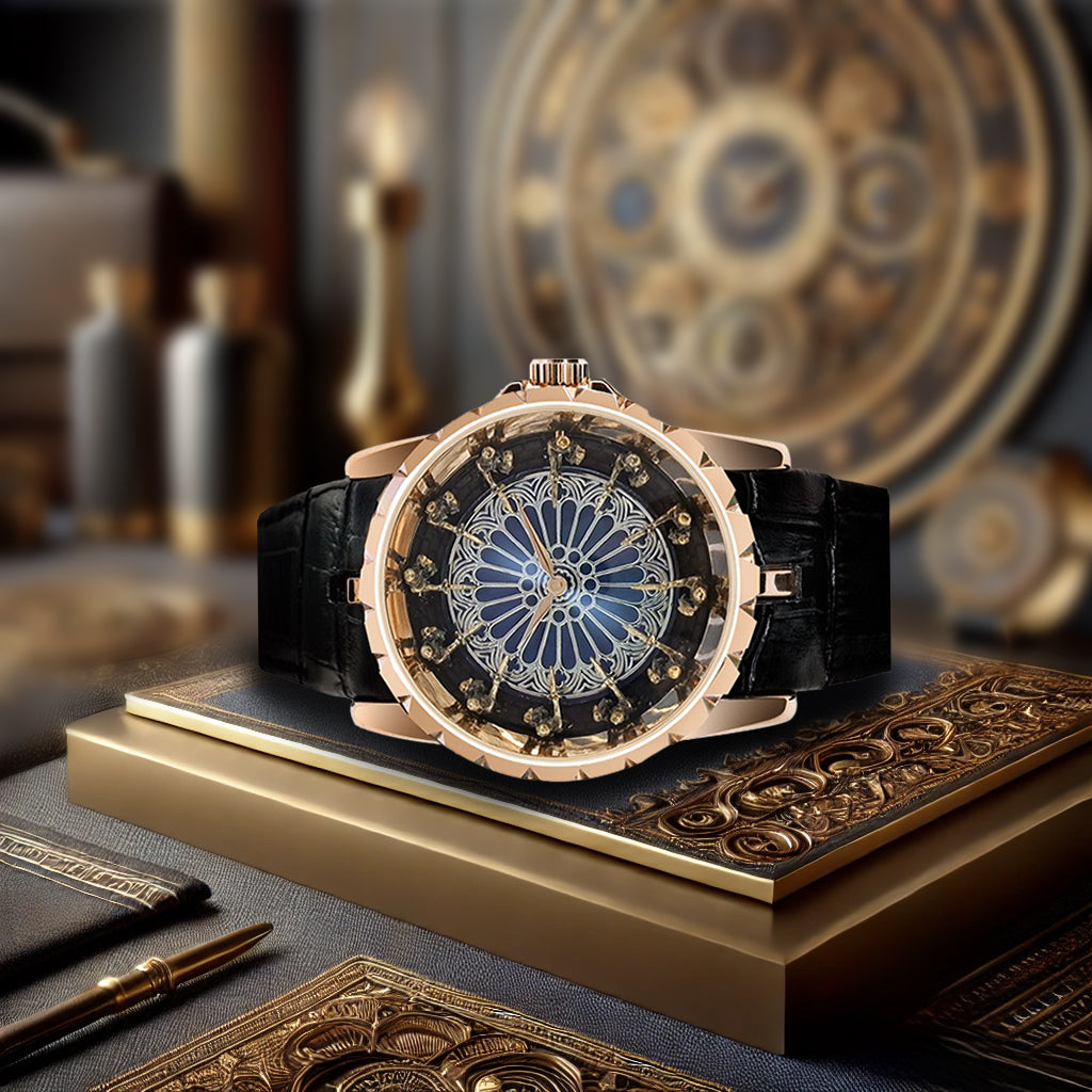 Genuine Twelve Knights of the Round Table Watch Waterproof Cool Quartz Watch Men's Large Dial Watch