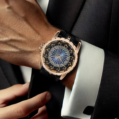Genuine Twelve Knights of the Round Table Watch Waterproof Cool Quartz Watch Men's Large Dial Watch