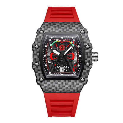 New concept watch men's student trend waterproof luminous men's watch personality quartz watch