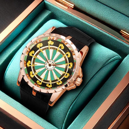 Genuine Twelve Knights of the Round Table Watch Waterproof Cool Quartz Watch Men's Large Dial Watch