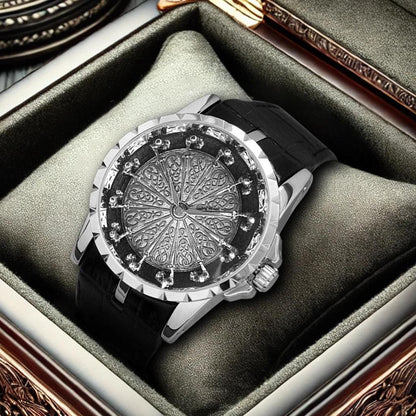 Genuine Twelve Knights of the Round Table Watch Waterproof Cool Quartz Watch Men's Large Dial Watch